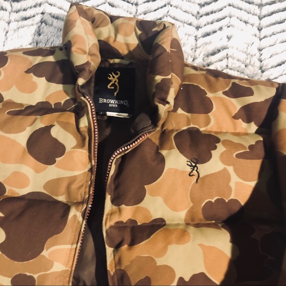 Browning Goose Down Vintage Camo Jacket 